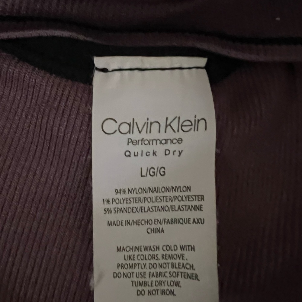Calvin Klein Purple Sports Bra with Racerback Design - Picture 4 of 4
